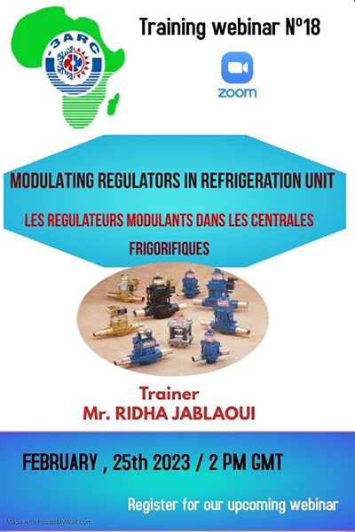 Modulating regulators in refrigeration unit