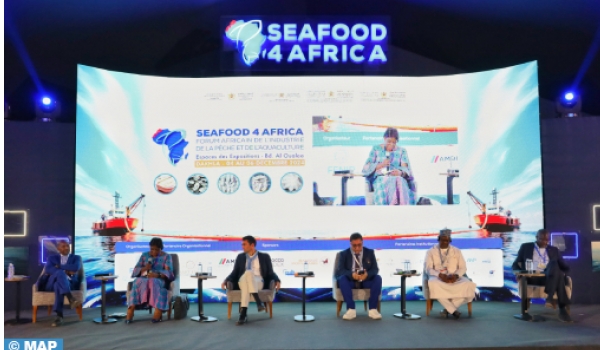 U-3ARC au Seafood 4 Africa 2024 à Dakhla 