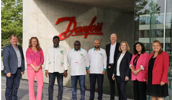 Une délégation de U-3ARC, en visite au Quartier Général de Danfoss Climate Solutions