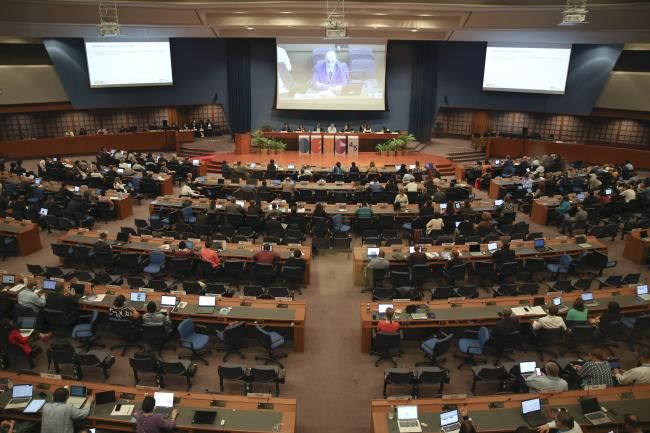 Vibrant plea by President Madi Sakandé at OEWG45 in Bangkok