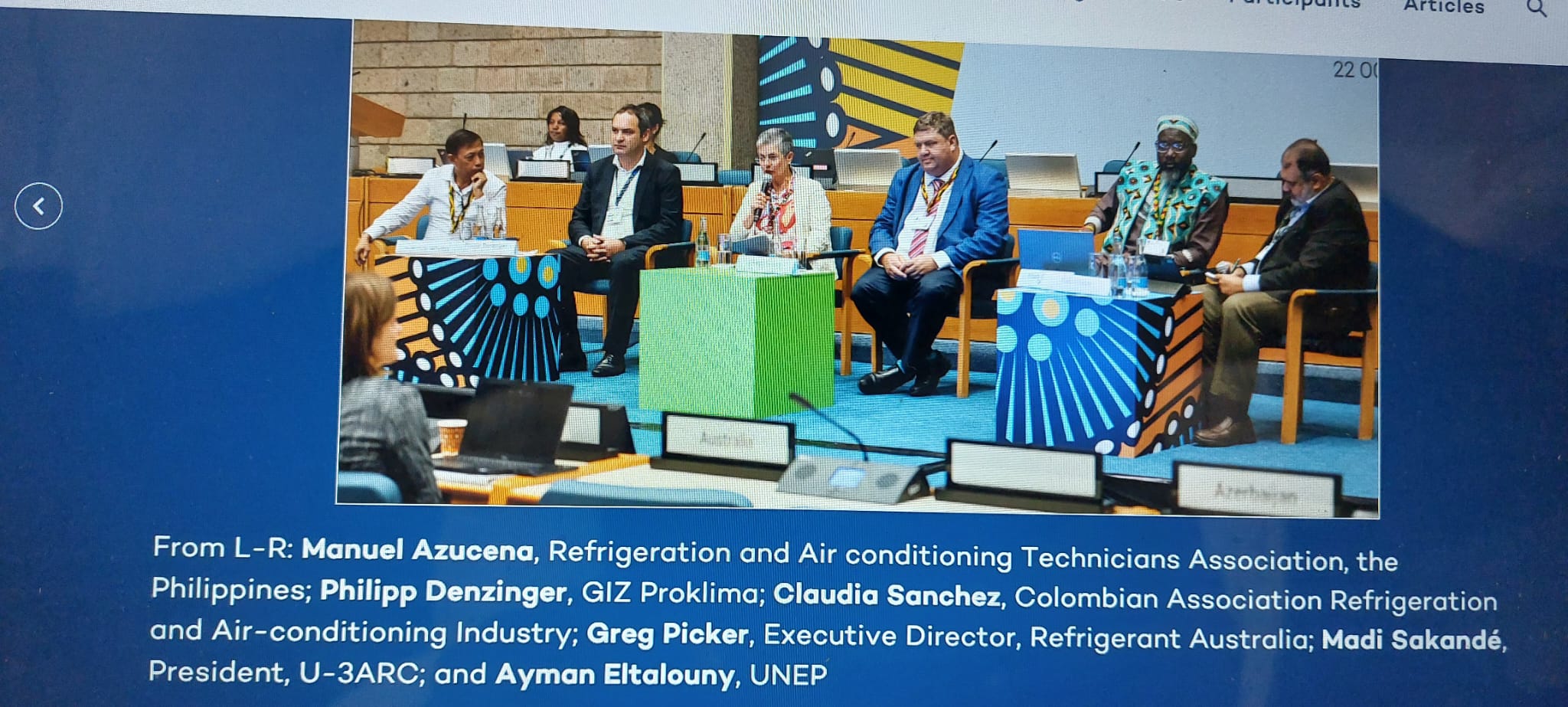 MOP35- Intervention Président U-3ARC, Madi Sakandé, à Nairobi