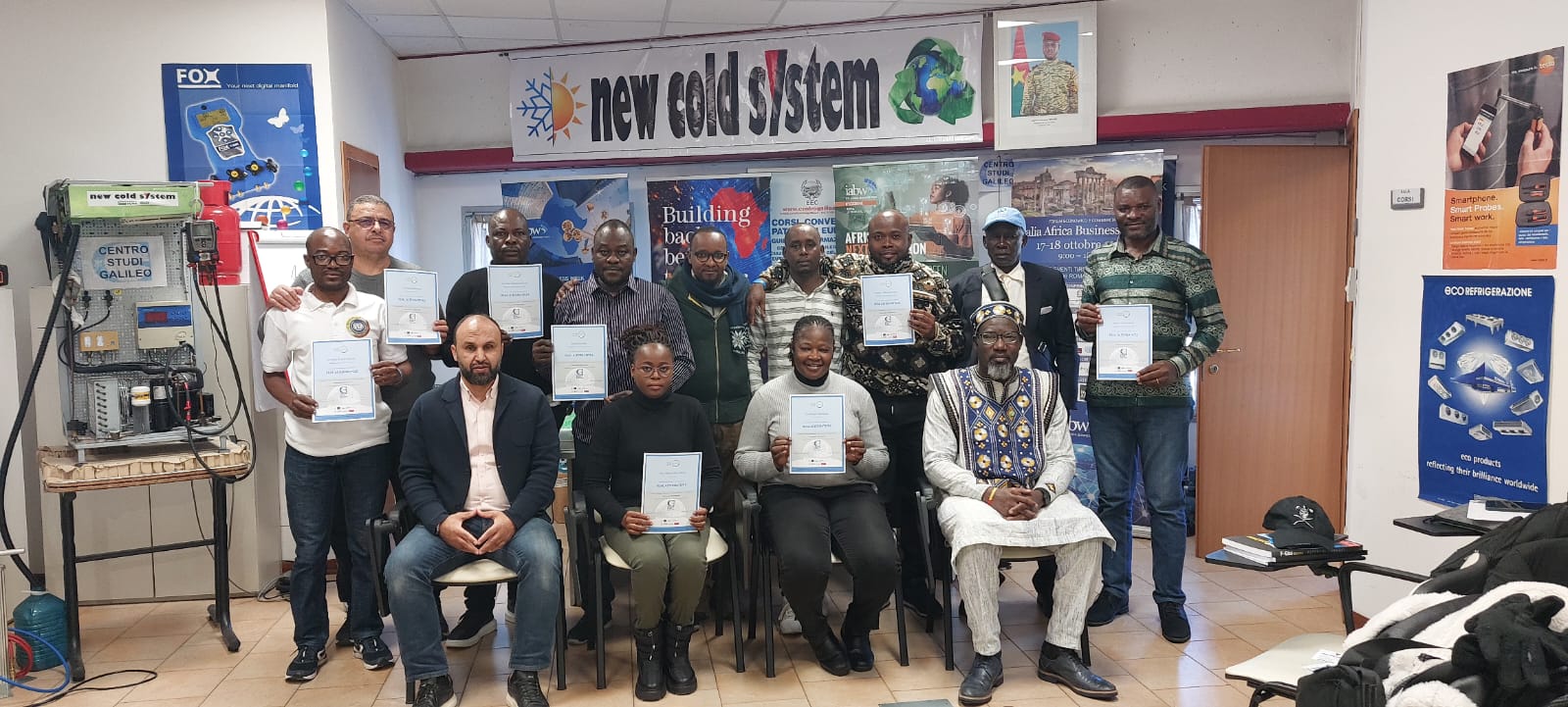 U-3ARC- 2ème Session réussie de Certification de Techniciens Frigoristes Africains à Bologne 