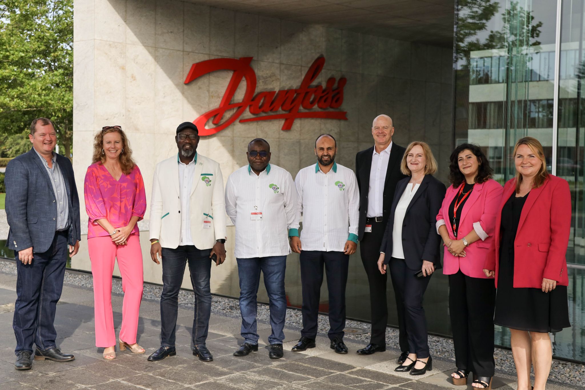 Une délégation de U-3ARC, en visite au Quartier Général de Danfoss Climate Solutions