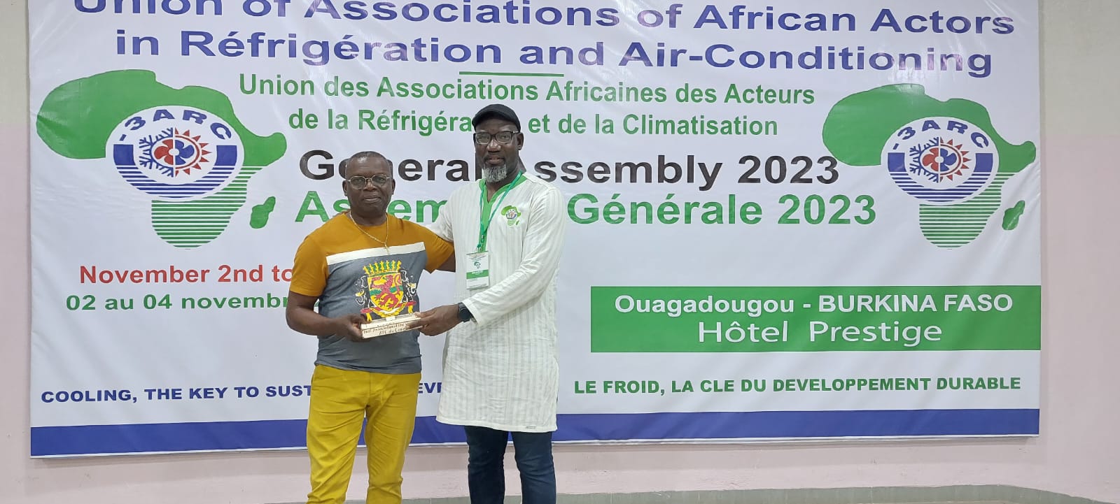 A Ouagadougou, U-3ARC récompense ses Frigoristes méritants