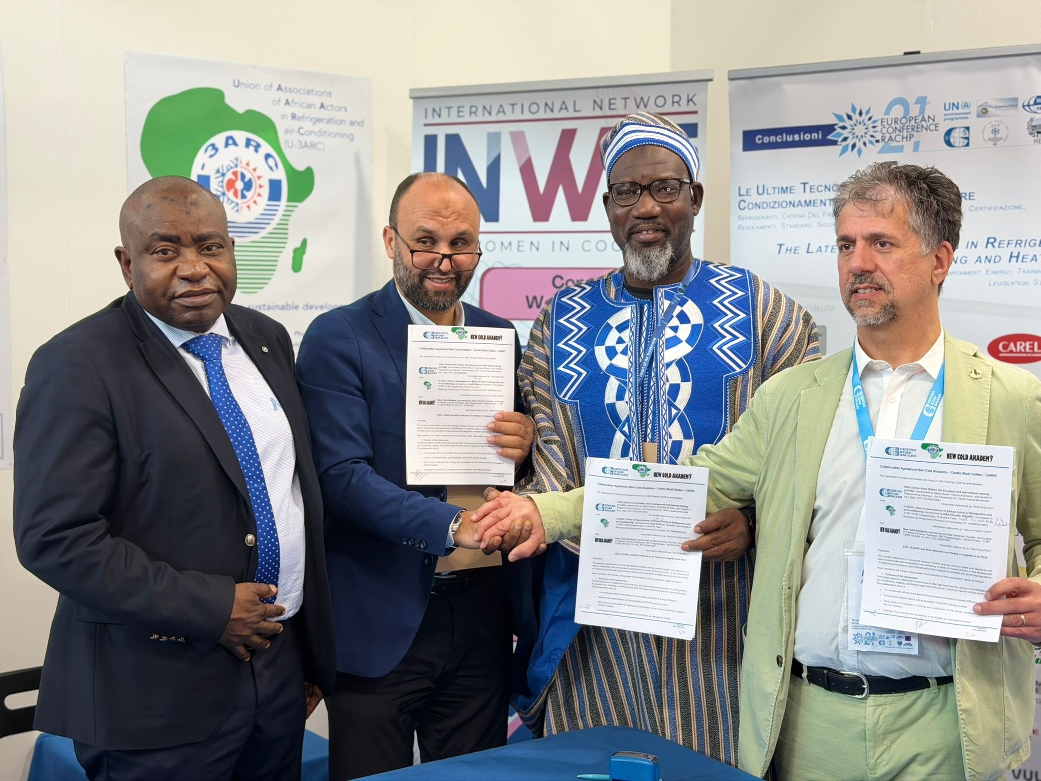 U-3ARC, Centro Studi Galileo and New Cold Akademy Seal RACHP Training Alliance at MCE Milan!